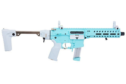 G&G FAR 9 ラピッドフォールディング PCC エアソフト電動ライフル - マカロンブルー-AIRSOFT GOGO エアガン・サバゲー用品通販