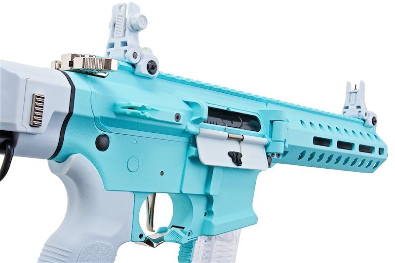 G&G FAR 9 ラピッドフォールディング PCC エアソフト電動ライフル - マカロンブルー-AIRSOFT GOGO エアガン・サバゲー用品通販