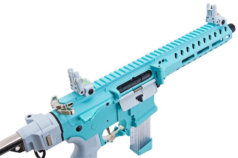 G&G FAR 9 ラピッドフォールディング PCC エアソフト電動ライフル - マカロンブルー-AIRSOFT GOGO エアガン・サバゲー用品通販