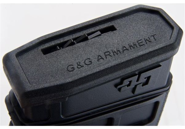 G&G GR16 GMAG-V1 マガジン (300発 AEG マガジン、ブラック)-AIRSOFT GOGO エアガン・サバゲー用品通販