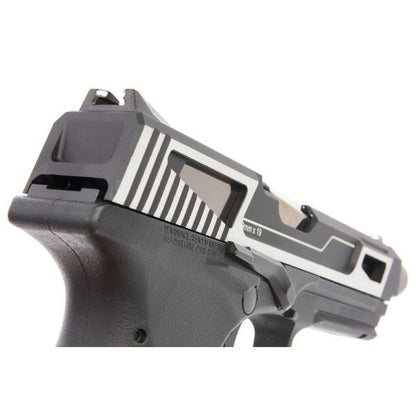 G&G GTP9 MS GBB エアソフト ピストル - シルバー-AIRSOFT GOGO エアガン・サバゲー用品通販