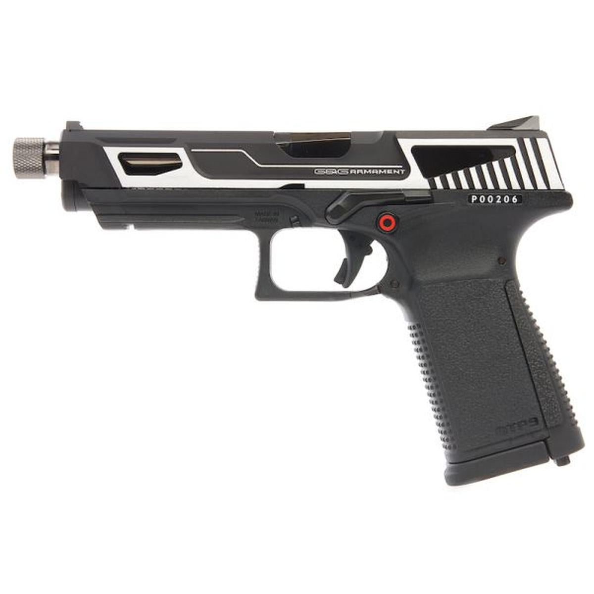 G&G GTP9 MS GBB エアソフト ピストル - シルバー-AIRSOFT GOGO エアガン・サバゲー用品通販