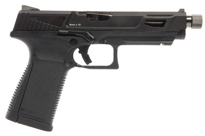 G&G GTP9 MS GBB エアソフトピストル - ブラック-AIRSOFT GOGO エアガン・サバゲー用品通販