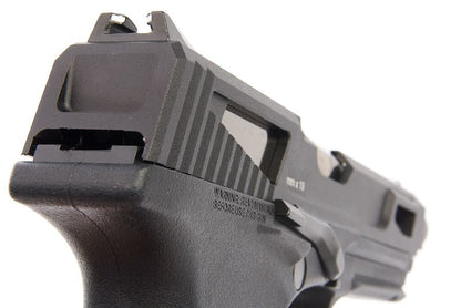 G&G GTP9 MS GBB エアソフトピストル - ブラック-AIRSOFT GOGO エアガン・サバゲー用品通販
