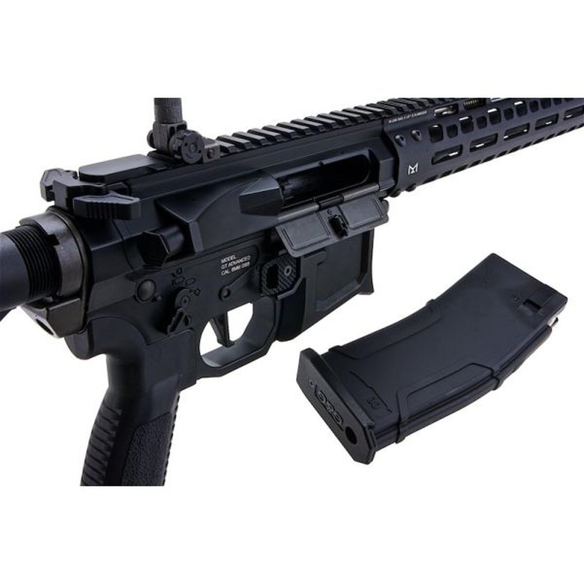 G&G MGCR 556 GBBR エアソフト ライフル M-LOK ハンドガード付き (12 インチ) - ブラック-AIRSOFT GOGO エアガン・サバゲー用品通販