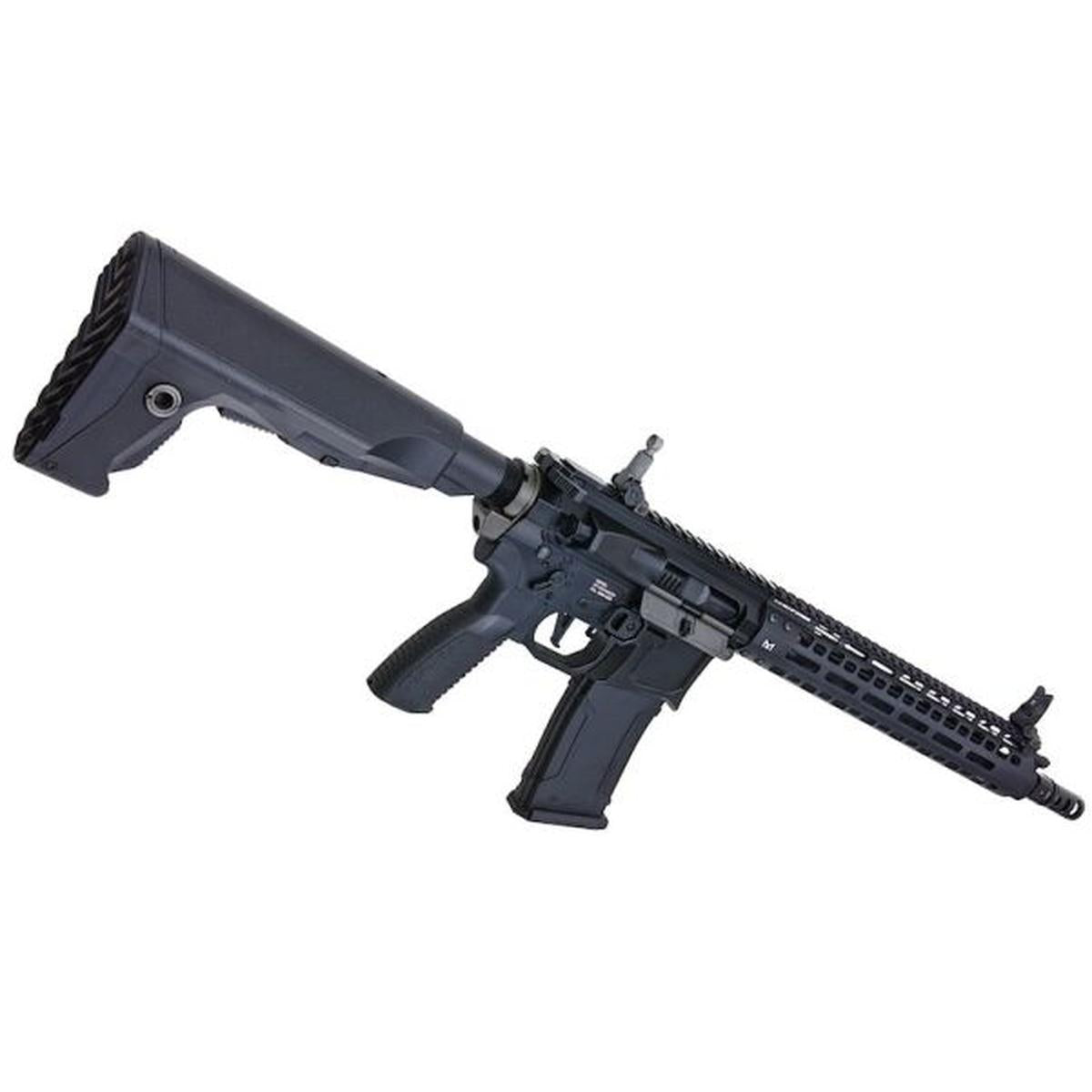 G&G MGCR 556 GBBR エアソフト ライフル M-LOK ハンドガード付き (12 インチ) - ブラック-AIRSOFT GOGO エアガン・サバゲー用品通販