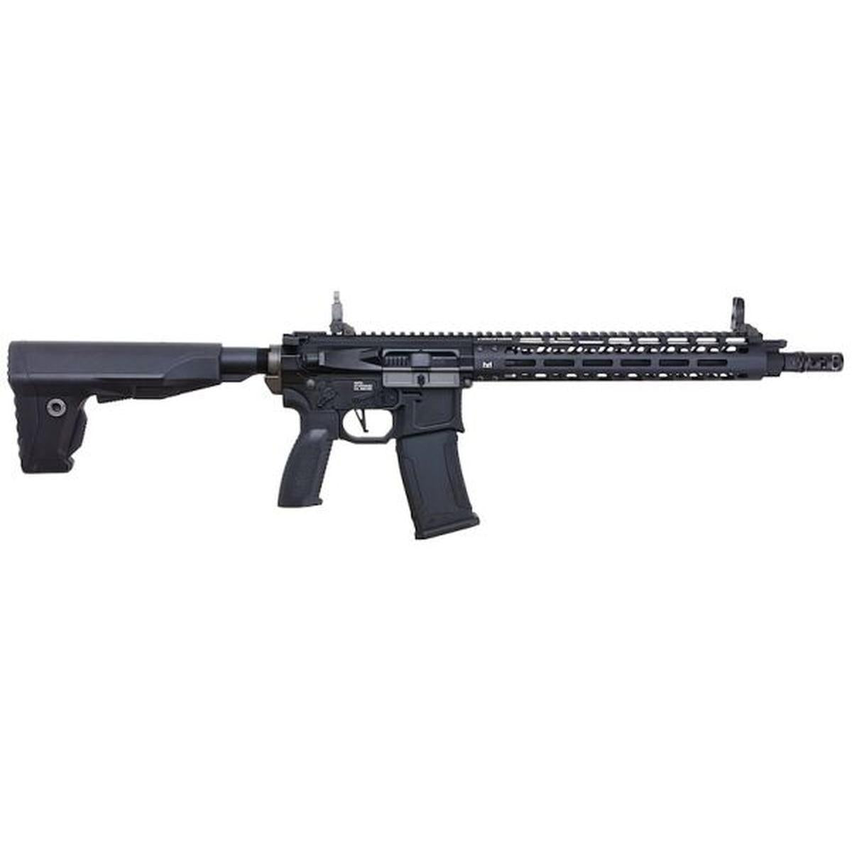 G&G MGCR 556 GBBR エアソフト ライフル M-LOK ハンドガード付き (12 インチ) - ブラック-AIRSOFT GOGO エアガン・サバゲー用品通販