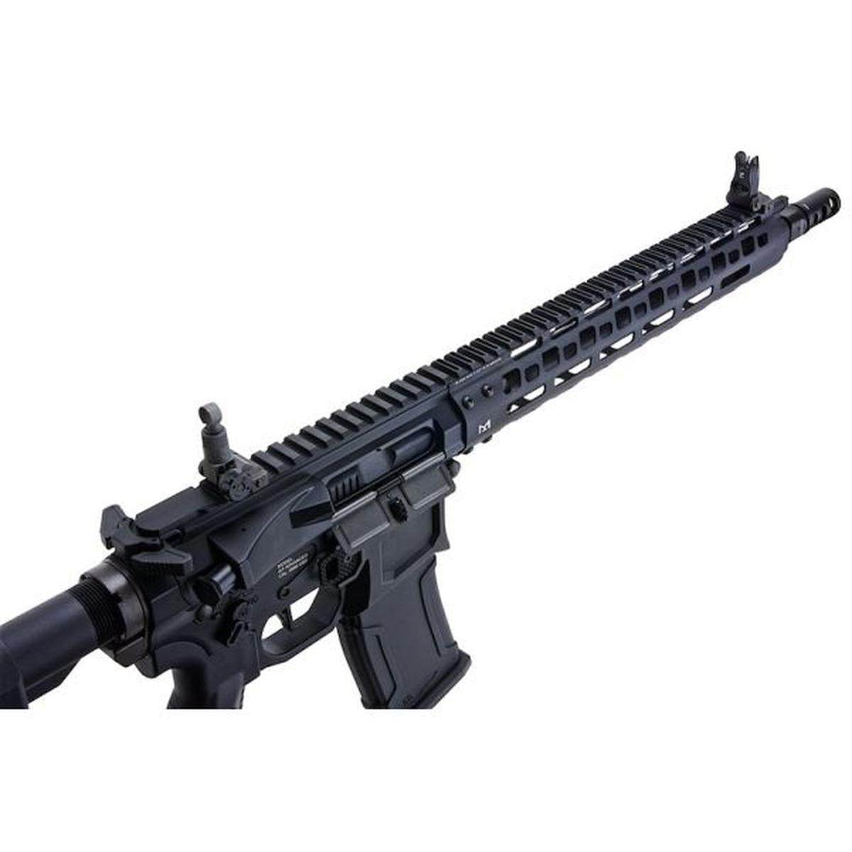 G&G MGCR 556 GBBR エアソフト ライフル M-LOK ハンドガード付き (12 インチ) - ブラック-AIRSOFT GOGO エアガン・サバゲー用品通販