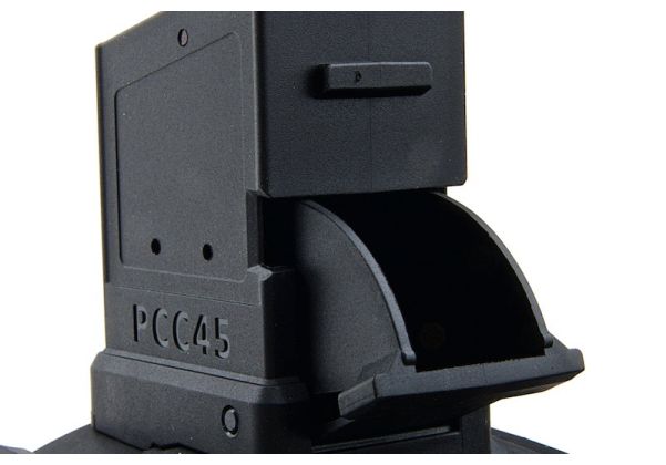 G&G PCC45 ドラムマガジン（1500発エアソフトマガジン、ブラック）-AIRSOFT GOGO エアガン・サバゲー用品通販