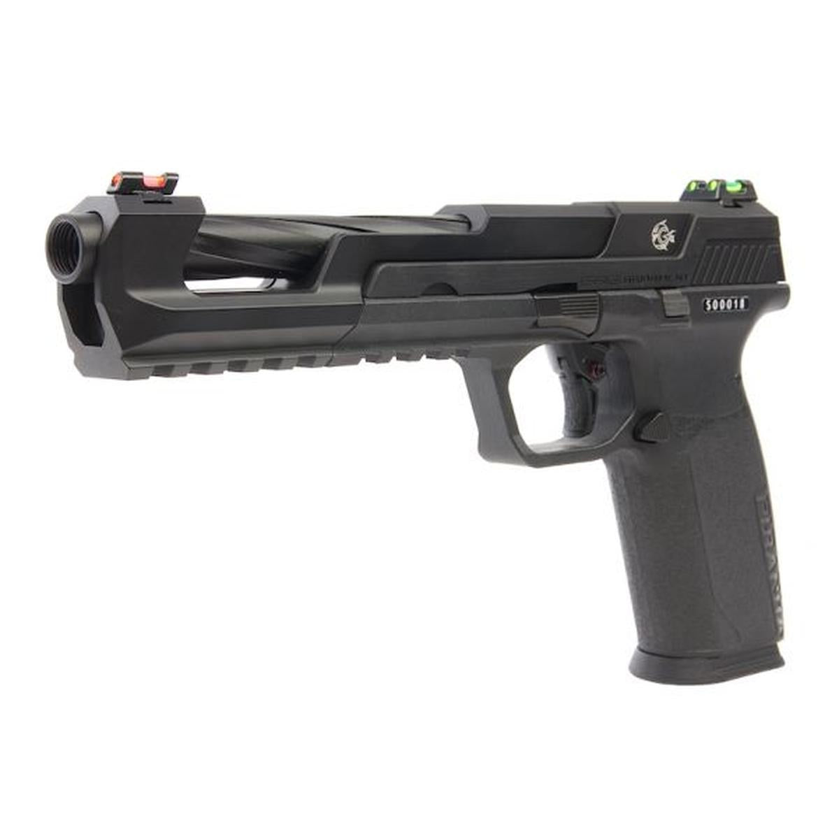 G&G PIRANHA SL GBB エアソフト ピストル - ブラック-AIRSOFT GOGO エアガン・サバゲー用品通販