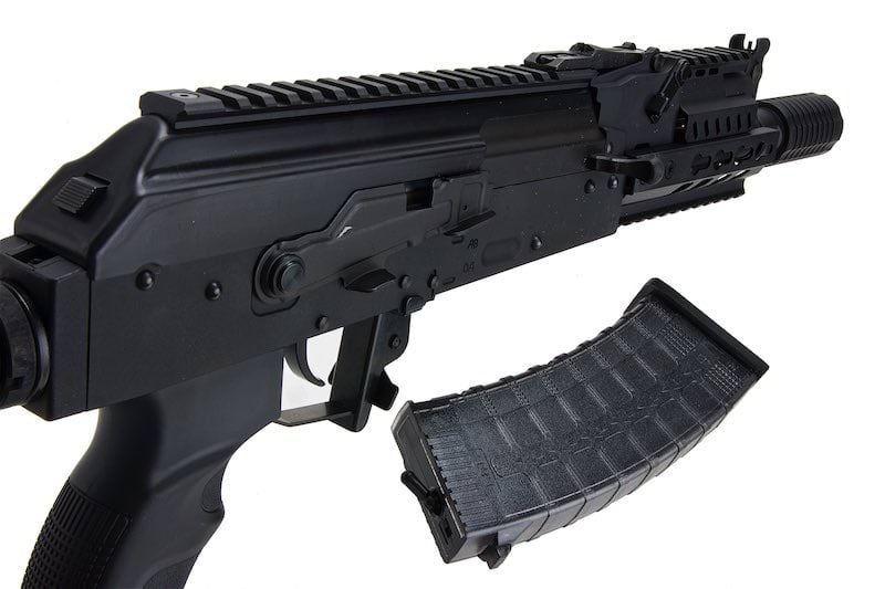 G&G RK74 CQB エアソフト電動ライフル - ブラック-AIRSOFT GOGO エアガン・サバゲー用品通販