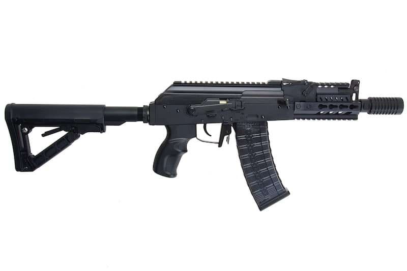 G&G RK74 CQB エアソフト電動ライフル - ブラック-AIRSOFT GOGO エアガン・サバゲー用品通販