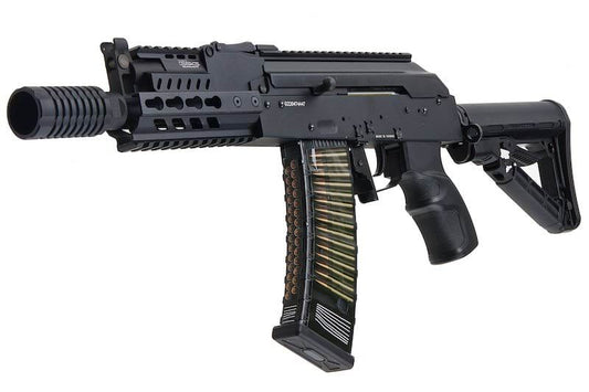 G&G RK74 CQB エアソフト電動ライフル - ブラック-AIRSOFT GOGO エアガン・サバゲー用品通販