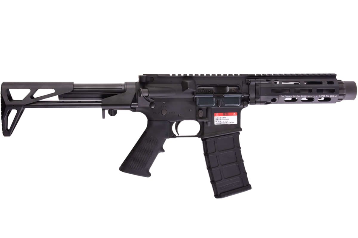 GHK DD PDW GBBR V3 (ダニエル ディフェンス ライセンス) - ブラック-AIRSOFT GOGO エアガン・サバゲー用品通販