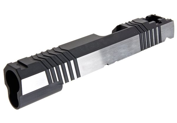 GK Tactical アルミニウム / アルミ / アルミ 銀 スタンダード GBBGBBスライド Tokyo Marui ハイキャパ/1911 GBB シリーズ用 - 2トーン-AIRSOFT GOGO エアガン・サバゲー用品通販