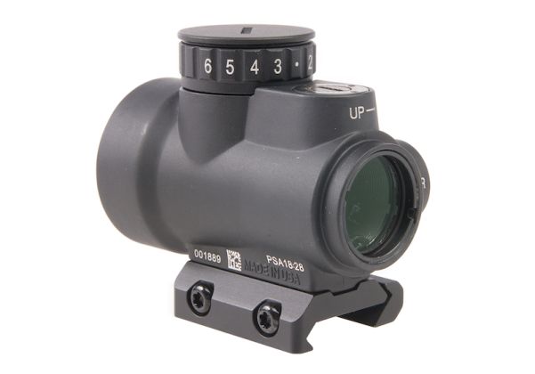 GK Tactical MROスタイル 赤ドットリフレックスサイト（GEIスーパープレシジョンMROシリーズ光学マウント付き） - ブラック-AIRSOFT GOGO エアガン・サバゲー用品通販