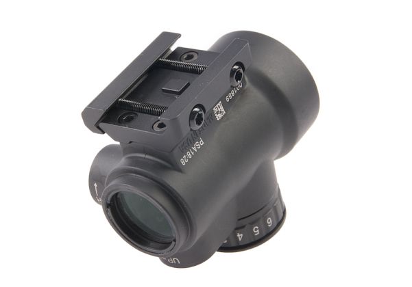 GK Tactical MROスタイル 赤ドットリフレックスサイト（GEIスーパープレシジョンMROシリーズ光学マウント付き） - ブラック-AIRSOFT GOGO エアガン・サバゲー用品通販