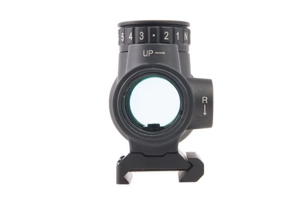 GK Tactical MROスタイル 赤ドットリフレックスサイト（GEIスーパープレシジョンMROシリーズ光学マウント付き） - ブラック-AIRSOFT GOGO エアガン・サバゲー用品通販