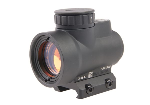 GK Tactical MROスタイル 赤ドットリフレックスサイト（GEIスーパープレシジョンMROシリーズ光学マウント付き） - ブラック-AIRSOFT GOGO エアガン・サバゲー用品通販