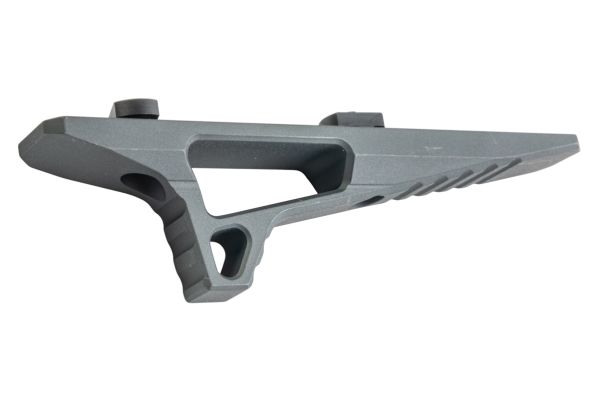 GK Tactical QDディフェンススタイル MLOKアングルフォアグリップ - グレー-AIRSOFT GOGO エアガン・サバゲー用品通販
