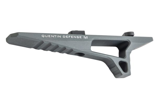 GK Tactical QDディフェンススタイル MLOKアングルフォアグリップ - グレー-AIRSOFT GOGO エアガン・サバゲー用品通販