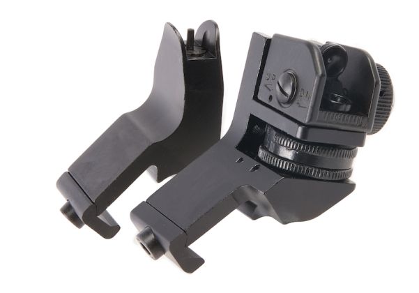 GK Tactical RTS-1 RTS-2 45度アイアンサイト - ブラック-AIRSOFT GOGO エアガン・サバゲー用品通販
