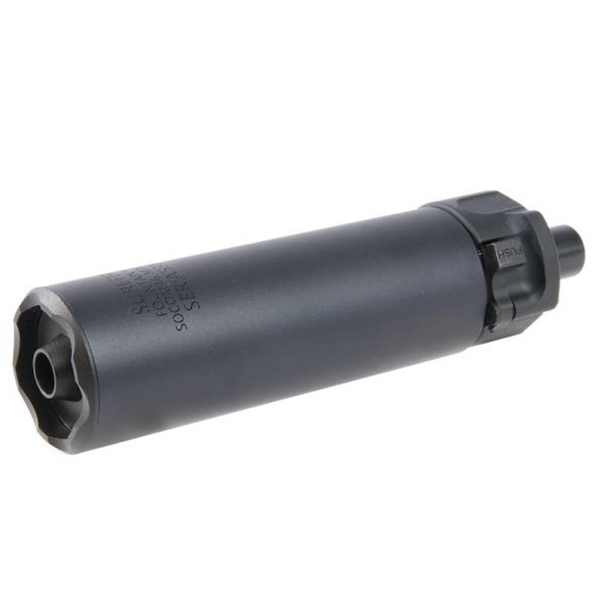 GK TACTICAL SOCOM46-MINI サイレンサー (UMAREX (KWA / VFC) MP7 AEG / GBB 用) - ブラック-AIRSOFT GOGO エアガン・サバゲー用品通販