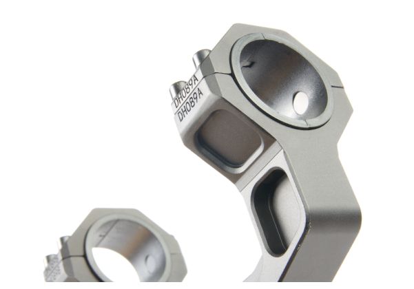 GK Tactical スーパープレシジョン GEIスタイル 高さ1.93インチ 30mm スコープリングマウント - ブラック-AIRSOFT GOGO エアガン・サバゲー用品通販