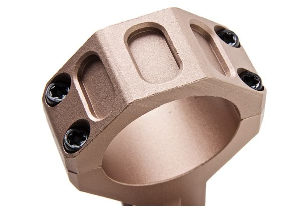 GK Tactical スーパープレシジョン GEIスタイル 高さ1.93インチ 30mmスコープリングマウント - ちゃいろ-AIRSOFT GOGO エアガン・サバゲー用品通販
