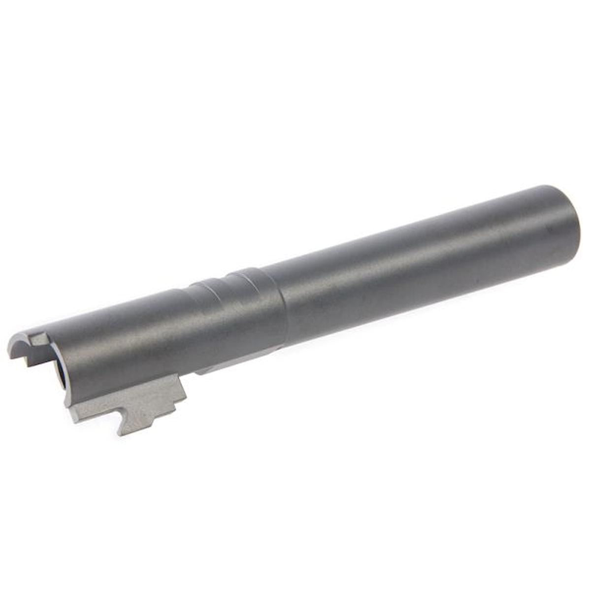 GK Tactical ステンレススチール アウターバレル 東京マルイ ハイキャパ 5.1 GBB用 - ブラック-AIRSOFT GOGO エアガン・サバゲー用品通販