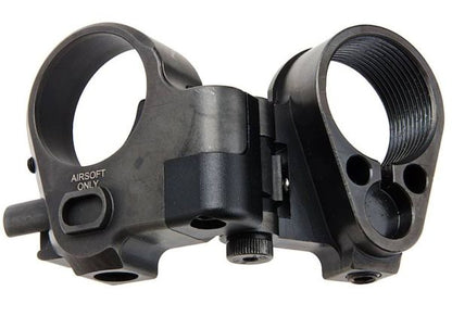 GK Tactical製ステンレススチール製折りたたみストックアダプター（Tokyo Marui/VFC(Umarex) M4エアソフトGBBライフル用） - ブラック-AIRSOFT GOGO エアガン・サバゲー用品通販