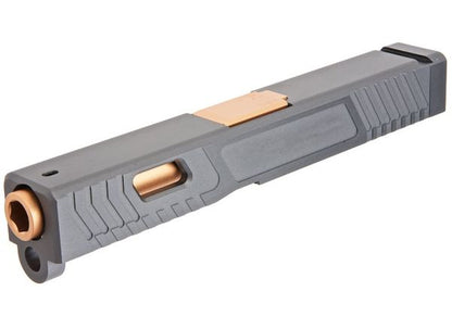 GK タクティカル TTI G19 アルミGBBスライド Tokyo Marui G19 GBB GK Tactical TTI G19 アルミGBBGBBスライド Tokyo Marui G19 GBB 用 - チタニウムグレー用 - チタニウムグレー-AIRSOFT GOGO エアガン・サバゲー用品通販