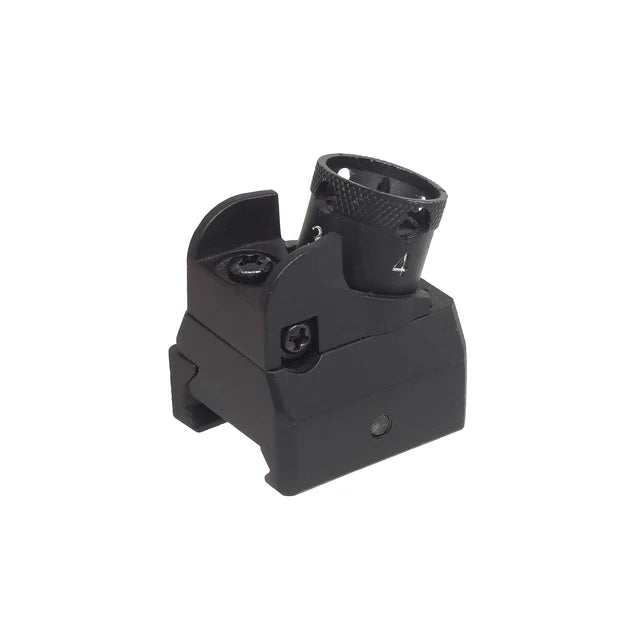 Golden Eagle 416 スタイル リアサイト 20mmレイル用 (GE-M-27)-AIRSOFT GOGO エアガン・サバゲー用品通販