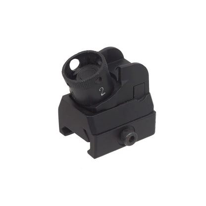 Golden Eagle 416 スタイル リアサイト 20mmレイル用 (GE-M-27)-AIRSOFT GOGO エアガン・サバゲー用品通販