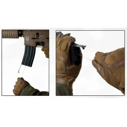 Golden Eagle 460 ラウンド ワッフル マガジン AK AEG (GE-A-4) 用 - ブラック-AIRSOFT GOGO エアガン・サバゲー用品通販