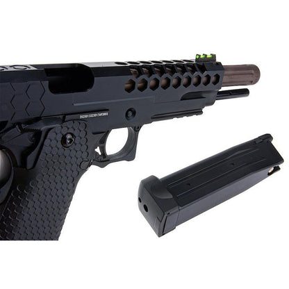 GOLDEN EAGLE ハイキャパヘキサゴン GBB エアソフトピストル (CNC アルミスライド)(3609)-AIRSOFT GOGO エアガン・サバゲー用品通販