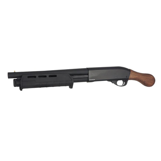 Golden Eagle リアルウッド MOE M870 ポンプアクション ガスショットガン (GE-8887RW)-AIRSOFT GOGO エアガン・サバゲー用品通販