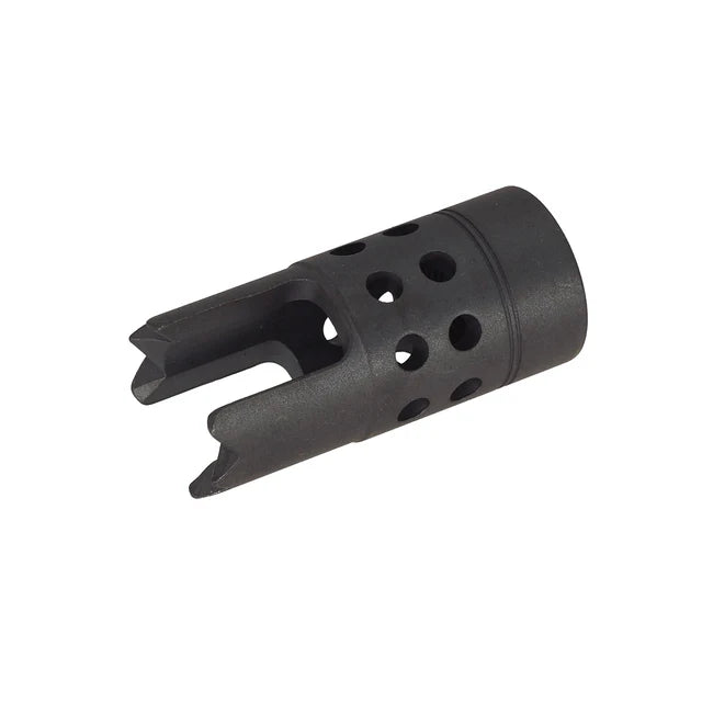 G&P M4 リバーカッター スチール フラッシュハイダー 14mm+用 ( GP499C )-AIRSOFT GOGO エアガン・サバゲー用品通販