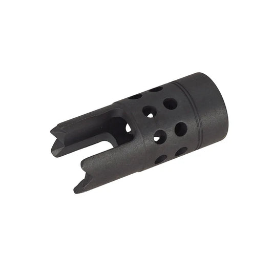 G&P M4 リバーカッター スチール フラッシュハイダー 14mm+用 ( GP499C )-AIRSOFT GOGO エアガン・サバゲー用品通販