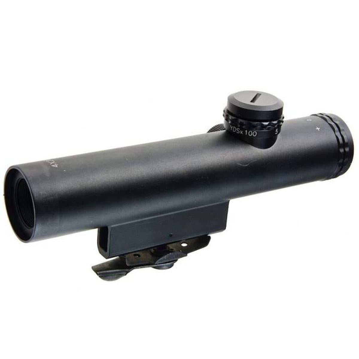 G&P レトロ 4X20 エアソフトスコープ M4 / M16 キャリーハンドル / ピカティニーレール ライフル用 - ブラック-AIRSOFT GOGO エアガン・サバゲー用品通販