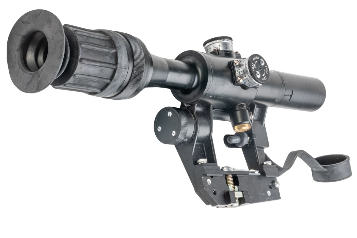 G&P SD 4x24 SVD ドラグノフ ライフルスコープ（サイドレイルマウント付き）-AIRSOFT GOGO エアガン・サバゲー用品通販