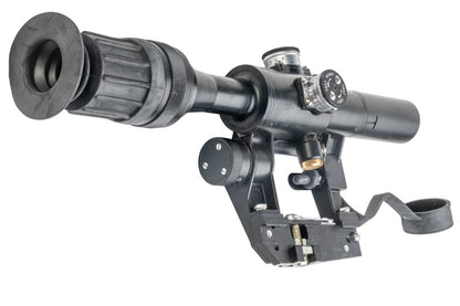 G&P SD 4x24 SVD ドラグノフ ライフルスコープ（サイドレイルマウント付き）-AIRSOFT GOGO エアガン・サバゲー用品通販