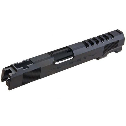 GUARDER 東京マルイ ハイキャパ 5.1 ゴールド マッチ スライド 軽量ノズルハウジング付き (スチール CNC、インフィニティ、BK)-AIRSOFT GOGO エアガン・サバゲー用品通販