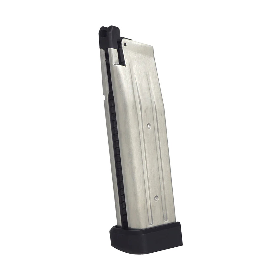 Guarder 軽量アルミ製 31連ガスマガジン マルイ ハイキャパ 5.1 (CAPA-68) 用 - 銀(ぎん)-AIRSOFT GOGO エアガン・サバゲー用品通販