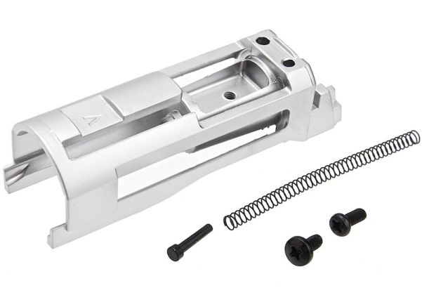 Guarder 軽量ノズルハウジング Tokyo Marui V10 GBBピストル用 - 銀(ぎん)-AIRSOFT GOGO エアガン・サバゲー用品通販