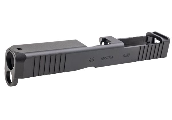 Guarder G45 Gen5スタイルGBBスライド（Tokyo Marui G17 Gen5 MOS GBB用）（CNCアルミニウム / アルミ、ブラック）-AIRSOFT GOGO エアガン・サバゲー用品通販