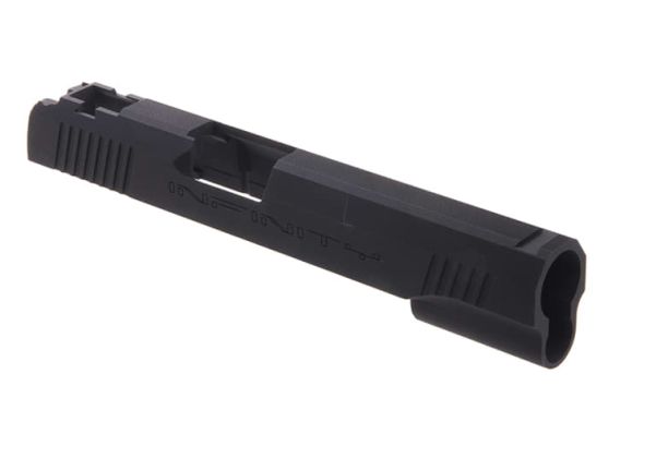 Guarder Infinity アルミ製カスタムGBBスライド Tokyo Marui ハイキャパ 5.1 GBB ピストル用 - ブラック-AIRSOFT GOGO エアガン・サバゲー用品通販
