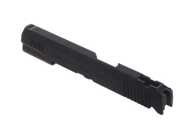 Guarder Infinity アルミ製カスタムGBBスライド Tokyo Marui ハイキャパ 5.1 GBB ピストル用 - ブラック-AIRSOFT GOGO エアガン・サバゲー用品通販
