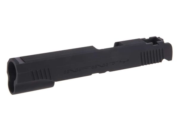 Guarder Infinity アルミ製カスタムGBBスライド Tokyo Marui ハイキャパ 5.1 GBB ピストル用 - ブラック-AIRSOFT GOGO エアガン・サバゲー用品通販