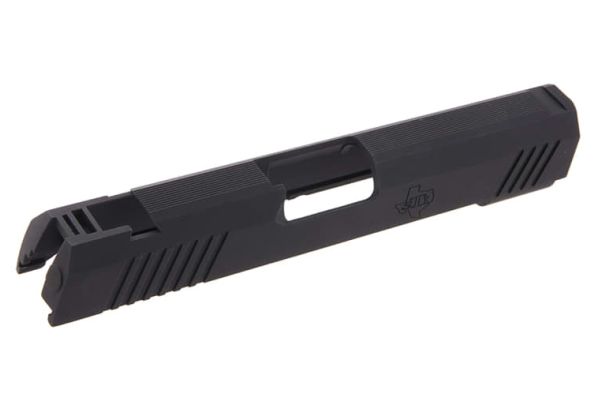 Guarder STI Night Hawk アルミGBBスライド Tokyo Marui ハイキャパ 4.3 GBB ピストル用 - ブラック-AIRSOFT GOGO エアガン・サバゲー用品通販